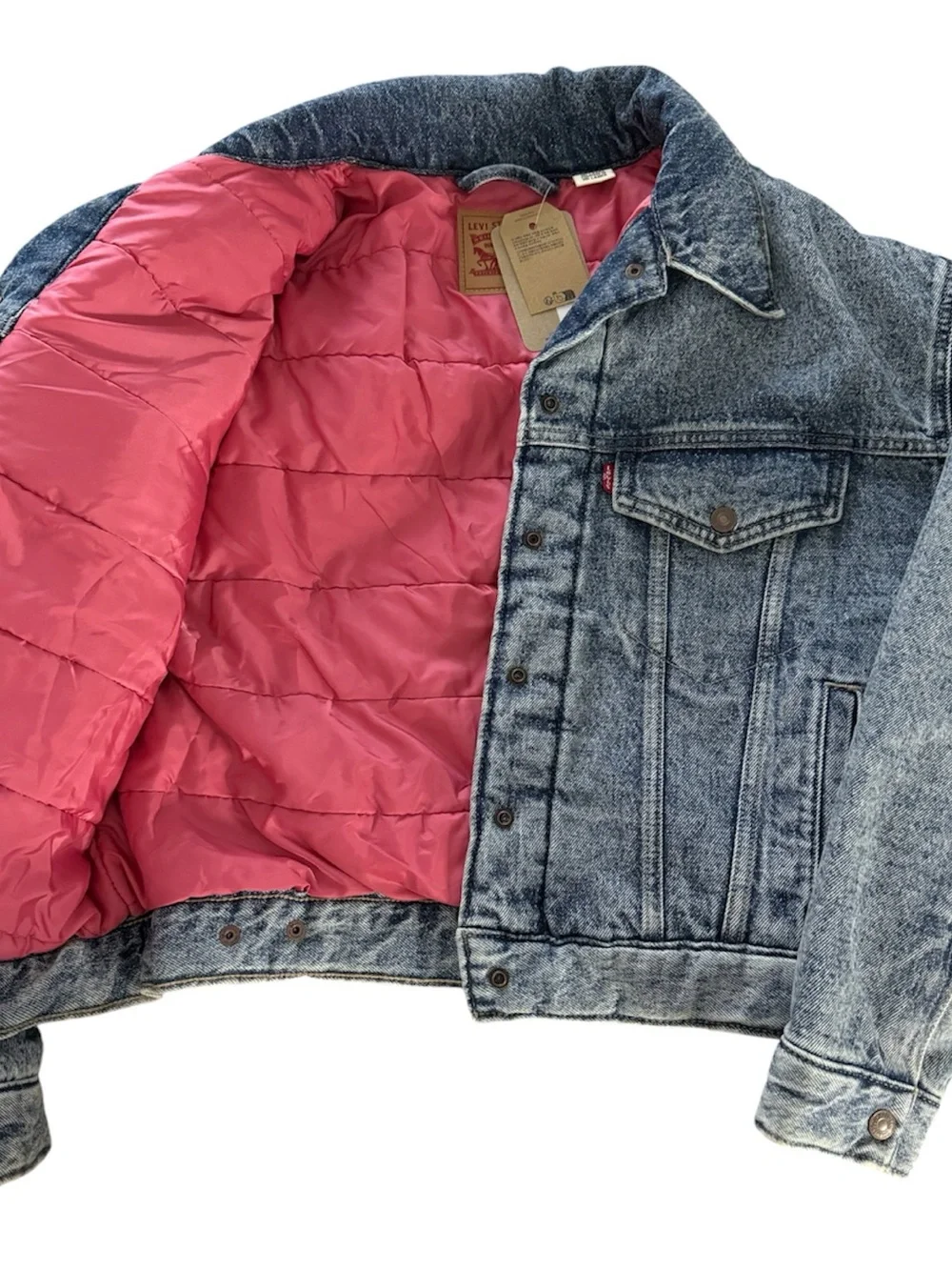 Levi's padded denim trucker jacket  - brand new w/tags